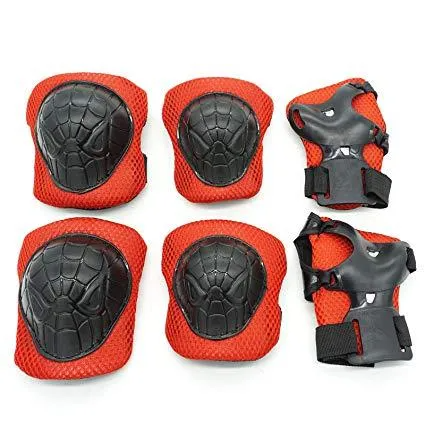 Skate Protective Gear - Red and Black 🛹🔴⚫