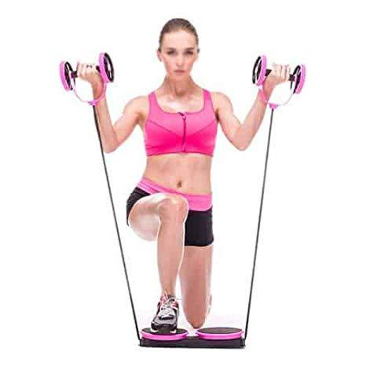 Sankirtan Foldable Revoflex Xtreme Multifunction Pull Rope Wheeled Health Muscle Training Home Fitness Equipment 🏋️‍♂️💪