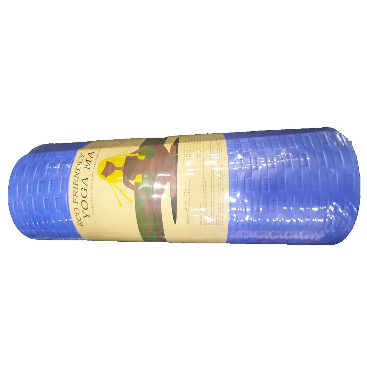 PVC Rubber Large Yoga Mat – 8mm (Eco-Friendly)