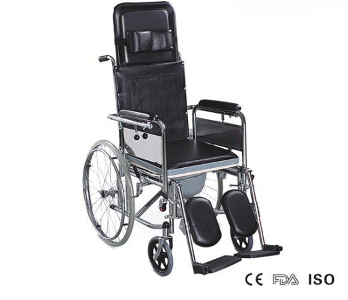 Wheelchair High Back Commode - Model 619GC