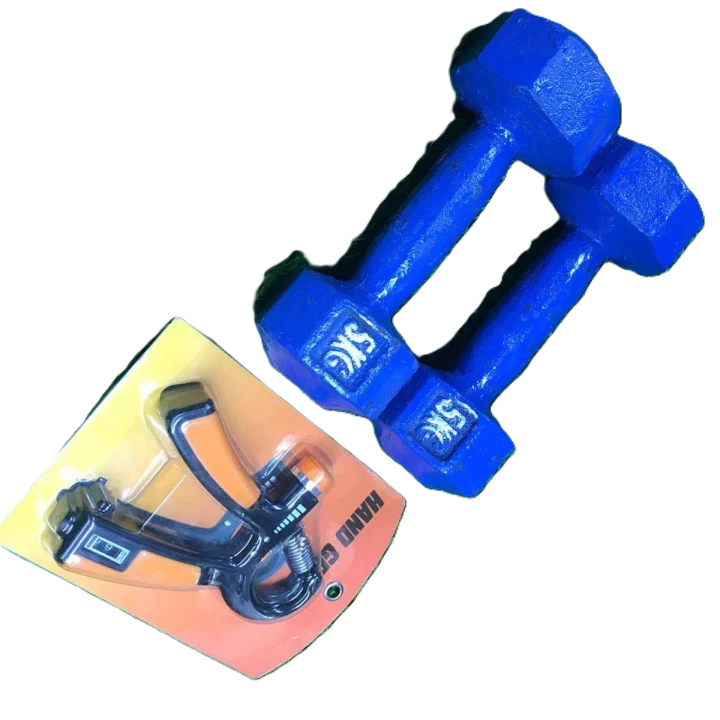 Combo Adjustable Hand Grip Exerciser + 10Kg Dumbbell Set