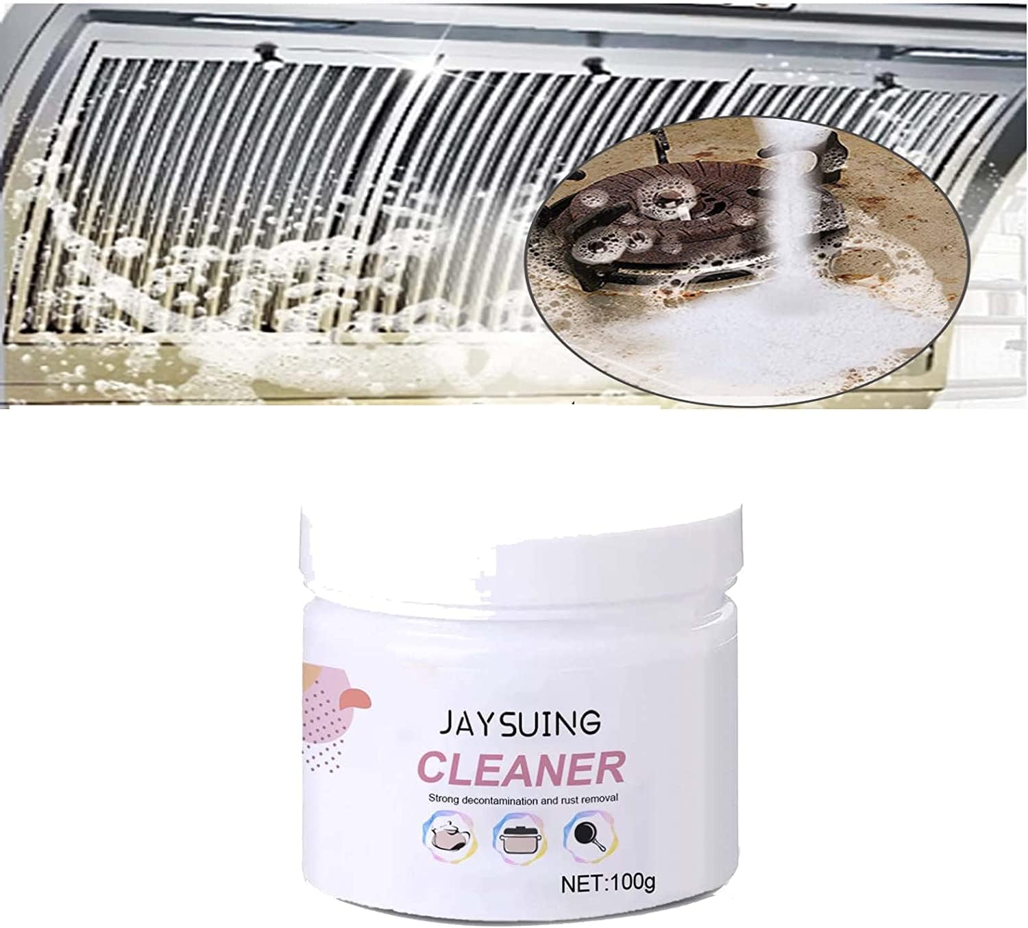 🌿 Jaysuing Kitchen Cleaner Cream 100gm – All-Purpose Cleaning Powder