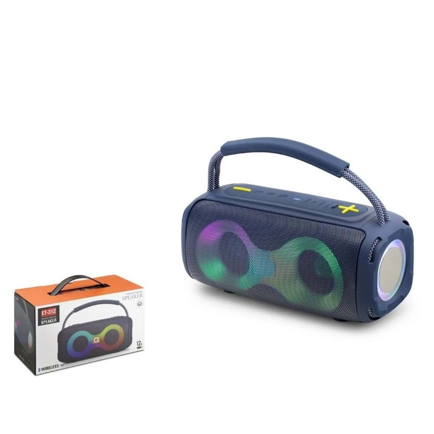Portable Wireless Speaker (ET-312) with RGB Light