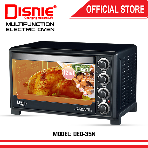 Disnie Italy 12-in-1 Digital Convection Oven (Model: DEDO-36B) – 36L