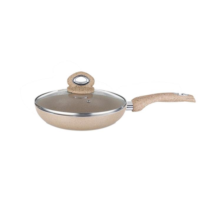Disnie 24cm Oil-Free Marble Coating Frypan