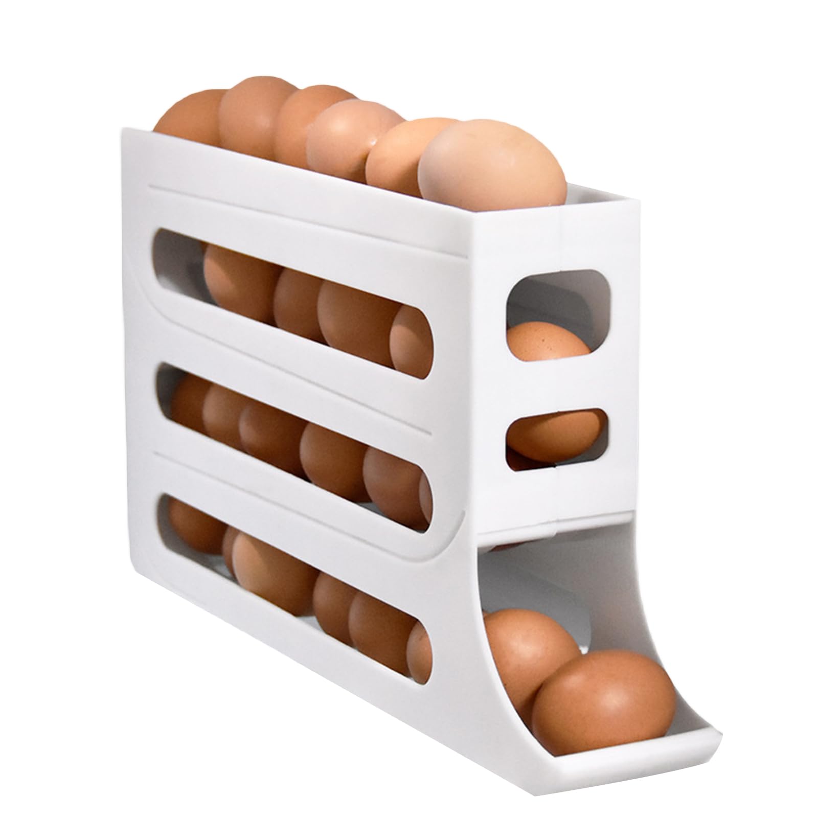 4-Layer Egg Storage Box Organizer