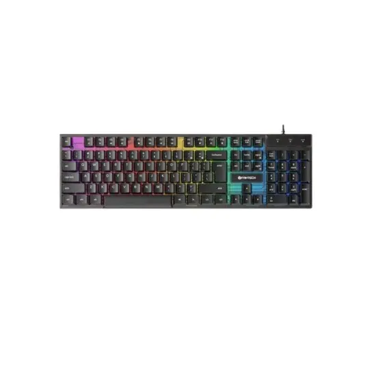 ANTECH Shikari K515 Wired Gaming Keyboard – 104 Keys, 3 RGB Lighting Modes, Anti-Ghosting, Durable Membrane Switch | Perfect for Gaming & Productivity