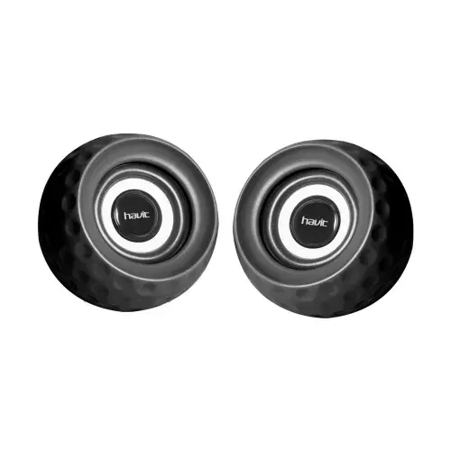Havit HV-SK486 USB 2.0 Speaker – 3W x 2 RMS, Deep Bass, 3.5mm Jack, Compact Design, Plug & Play, 1-Year Warranty