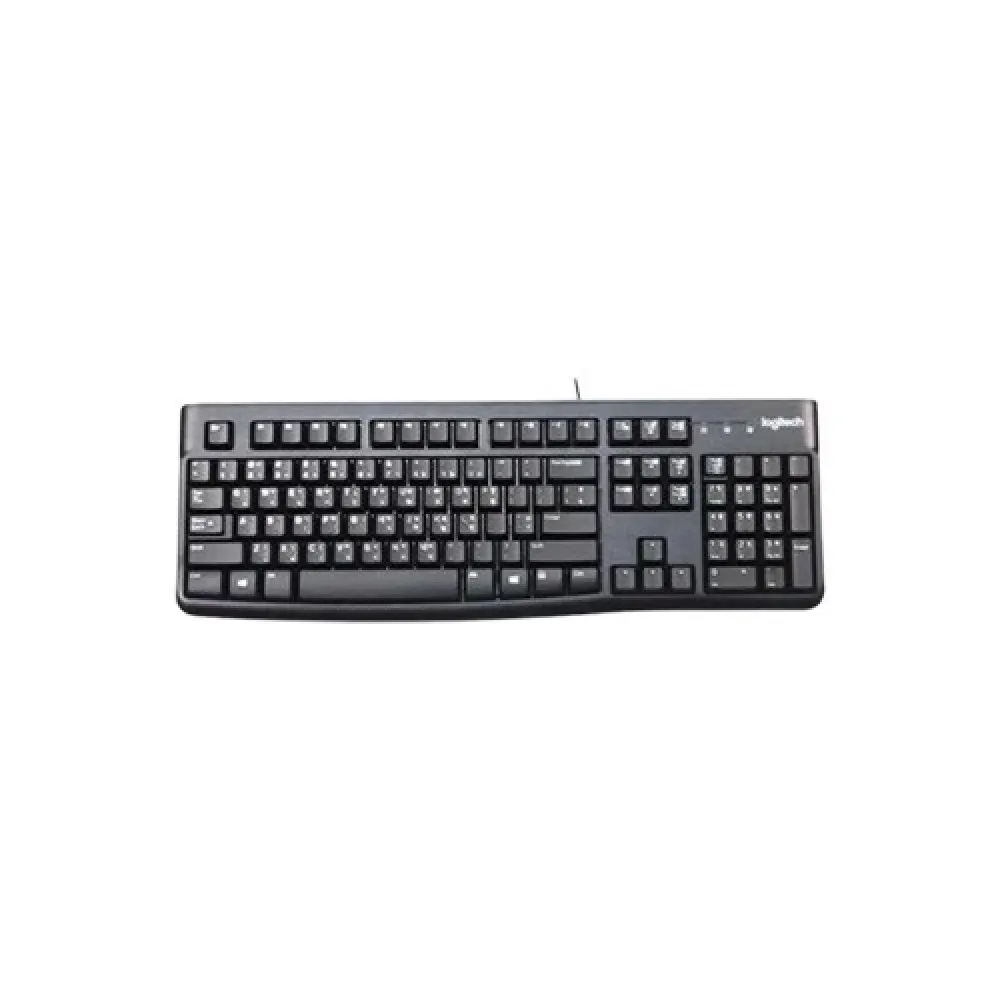 Logitech K120 USB Black Keyboard with Bangla – Durable, Comfortable Typing, 3-Year Warranty