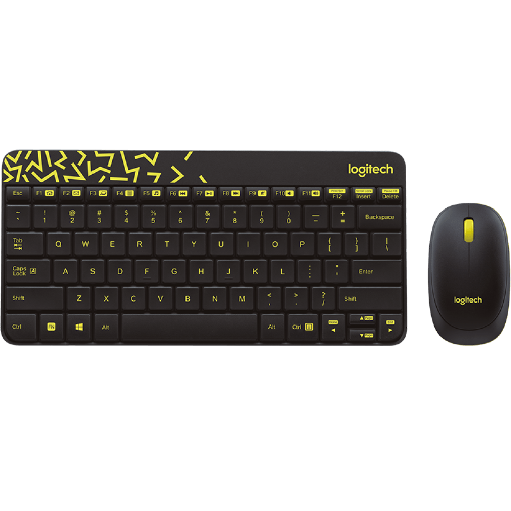 Logitech MK240 NANO Wireless Keyboard & Mouse Combo – Compact Design, USB Receiver