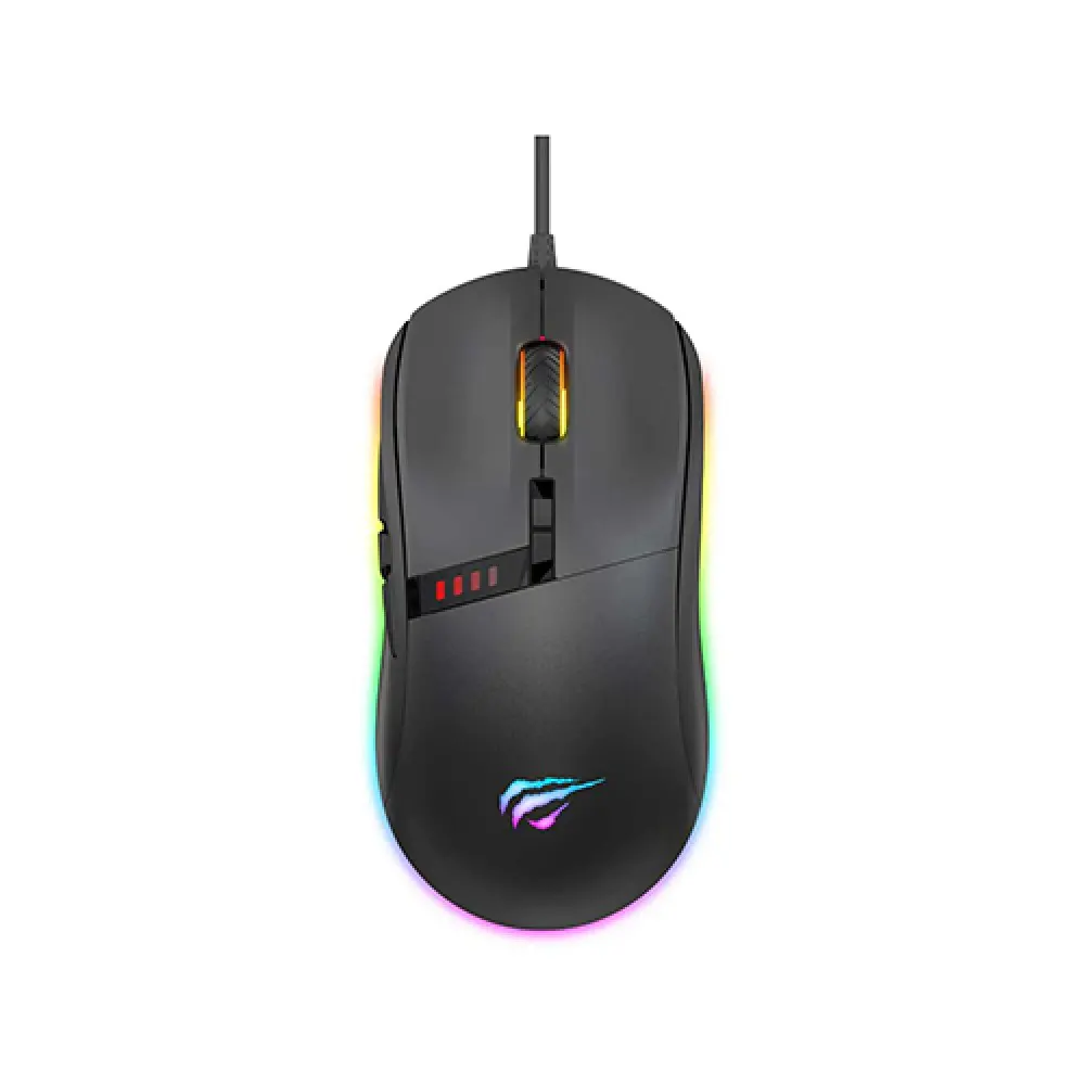 Havit MS812 RGB Backlit Gaming Mouse – 10000 DPI, 9 Buttons, Lightweight Design