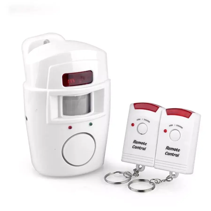 Home Smart Wireless PIR Motion Sensor Alarm | Infrared Anti-Theft Security System | 105dB Siren | Remote Controlled