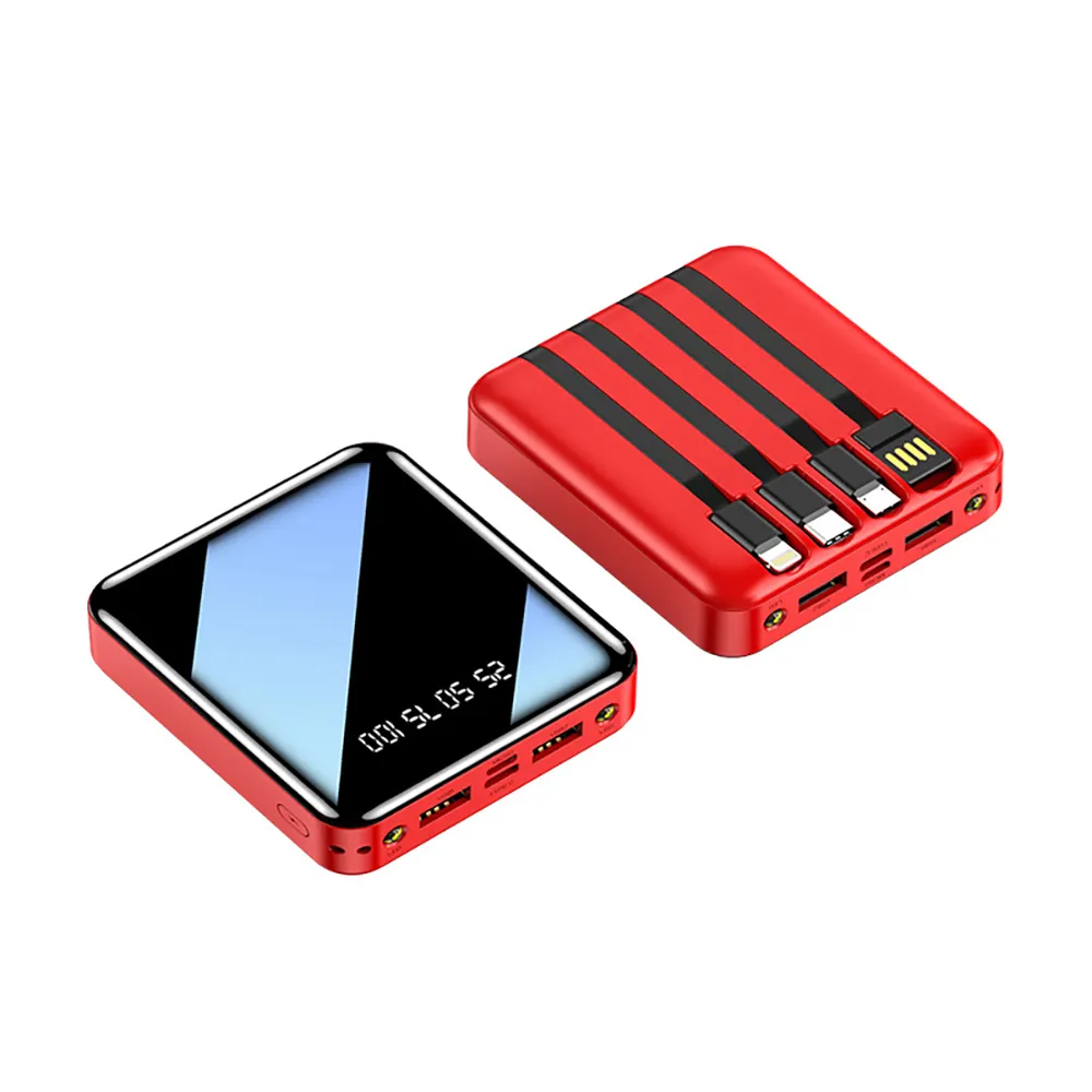 Mini Portable Power Bank – 2000mAh Fast Charging, Dual USB Output, LED Display, Lightweight & Durable
