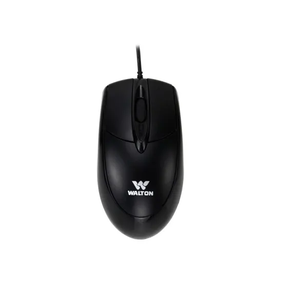 Walton WMS022WN USB Optical Mouse – 1000 DPI, Ergonomic Design, 1.5m Cable