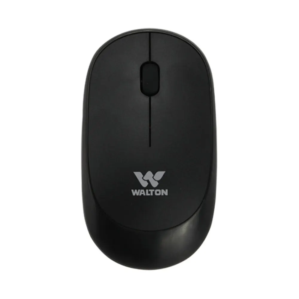 Walton WMS026RNBL 2.4G Wireless Mouse – 1200 DPI, Ergonomic Design, 3 Keys