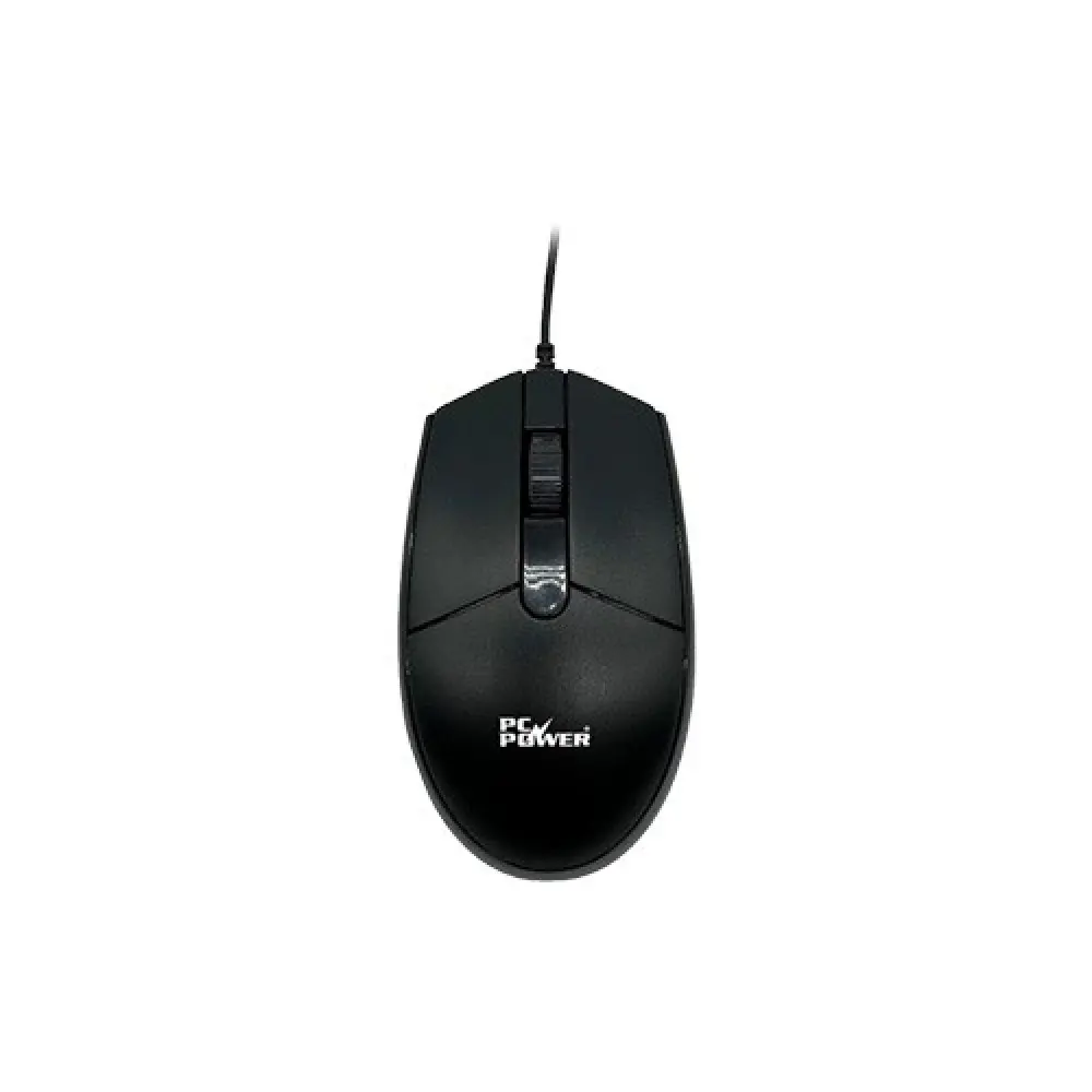PC Power PCGMY01 Wired Optical Mouse – 3200 DPI, Ergonomic Design