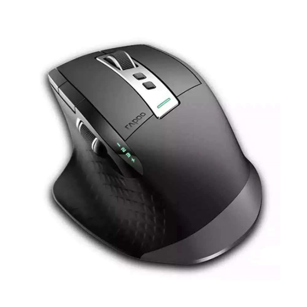 Rapoo MT750S Rechargeable Multi-Mode Wireless Mouse | 3200 DPI Adjustable | 8 Programmable Keys | Bluetooth 3.0/4.0 & 2.4G Connectivity | Long-lasting Battery | Wonderbrands