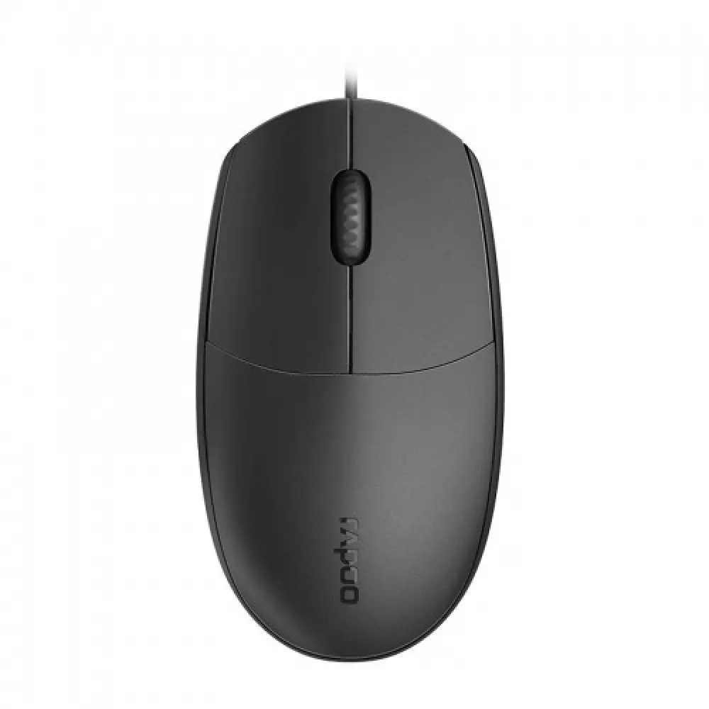 Rapoo N100 Wired Optical Mouse | 1600 DPI | Ambidextrous Design | 1.5M Cable | Wonderbrands