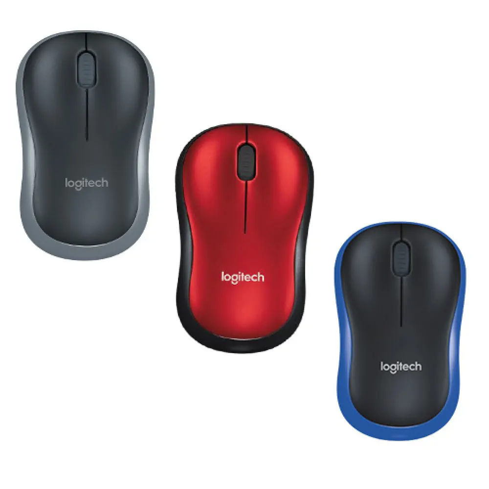 Logitech M185 Wireless Mouse – Plug-and-Play, 1000 DPI, Long Battery Life, Reliable 2.4GHz Connectivity