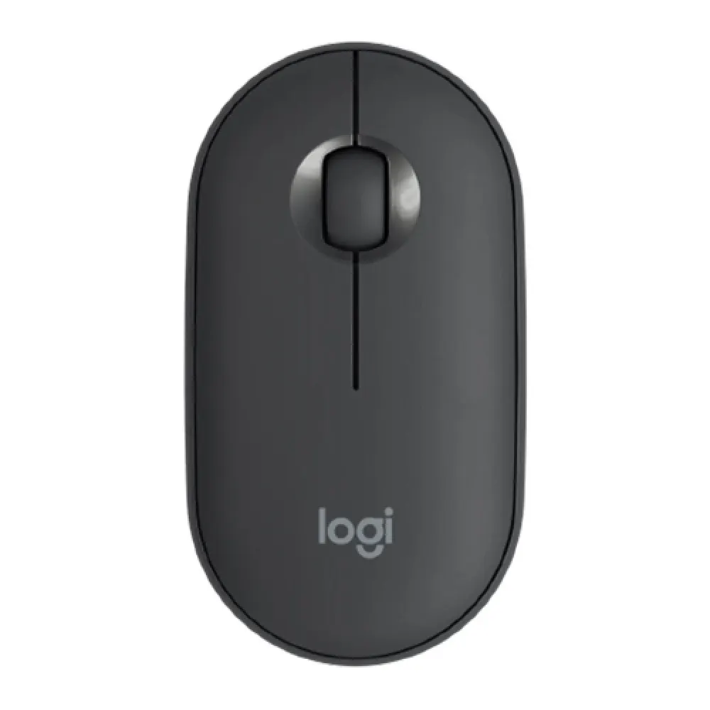 Logitech M350 Bluetooth Mouse (Graphite) – 1000 DPI, Low Energy Bluetooth, 3 Buttons, Compact Design