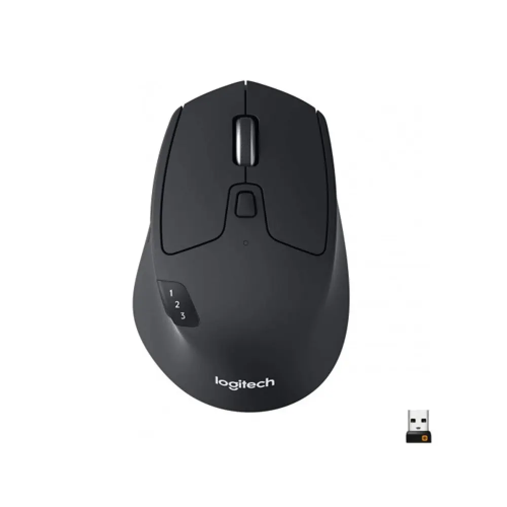 Logitech M720 TRIATHLON Multi-Device Bluetooth Mouse – 1000 DPI, 8 Buttons, Hyper-Fast Scrolling, 24-Month Battery Life, 3-Year Warranty