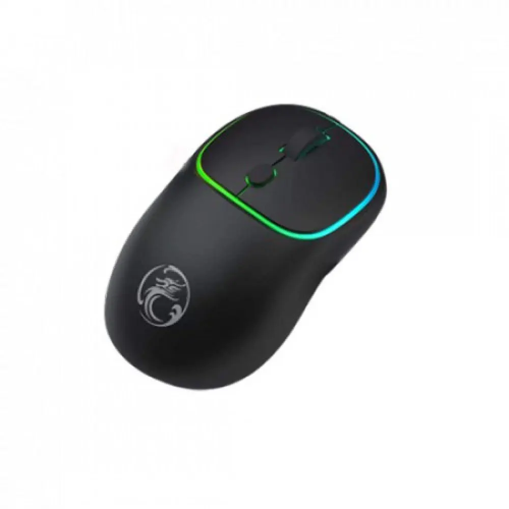 IMICE W-618 Rechargeable Bluetooth Dual Wireless Mouse – 1600 DPI, 2.4G Wireless, USB Nano Receiver