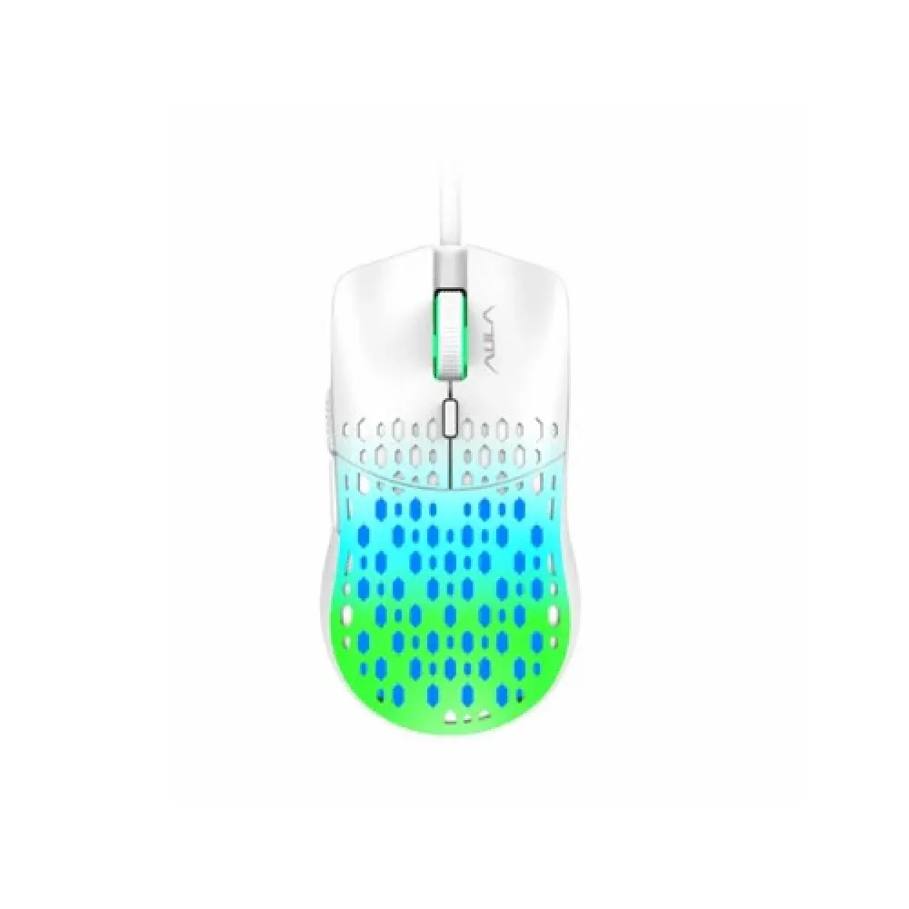 AULA S11 Pro Wired Gaming Mouse – 6 Buttons, 3600 DPI Adjustable, Ergonomic Design, Lightweight, 1.5m Cable