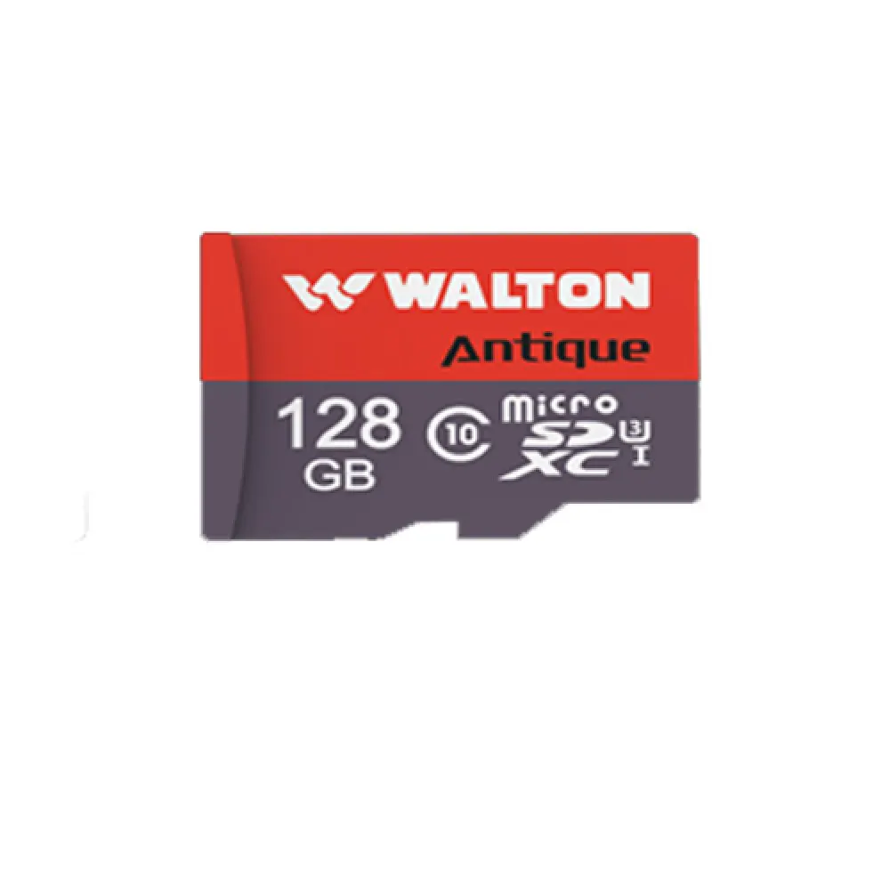 Walton WSD12801 128GB SD Card – Class 10 U3, Full HD Video, Waterproof, Shockproof