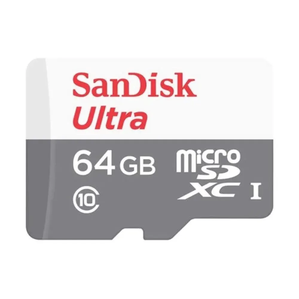 SanDisk Ultra 64GB Class-10 100MB/s Micro SDHC UHS-I Memory Card