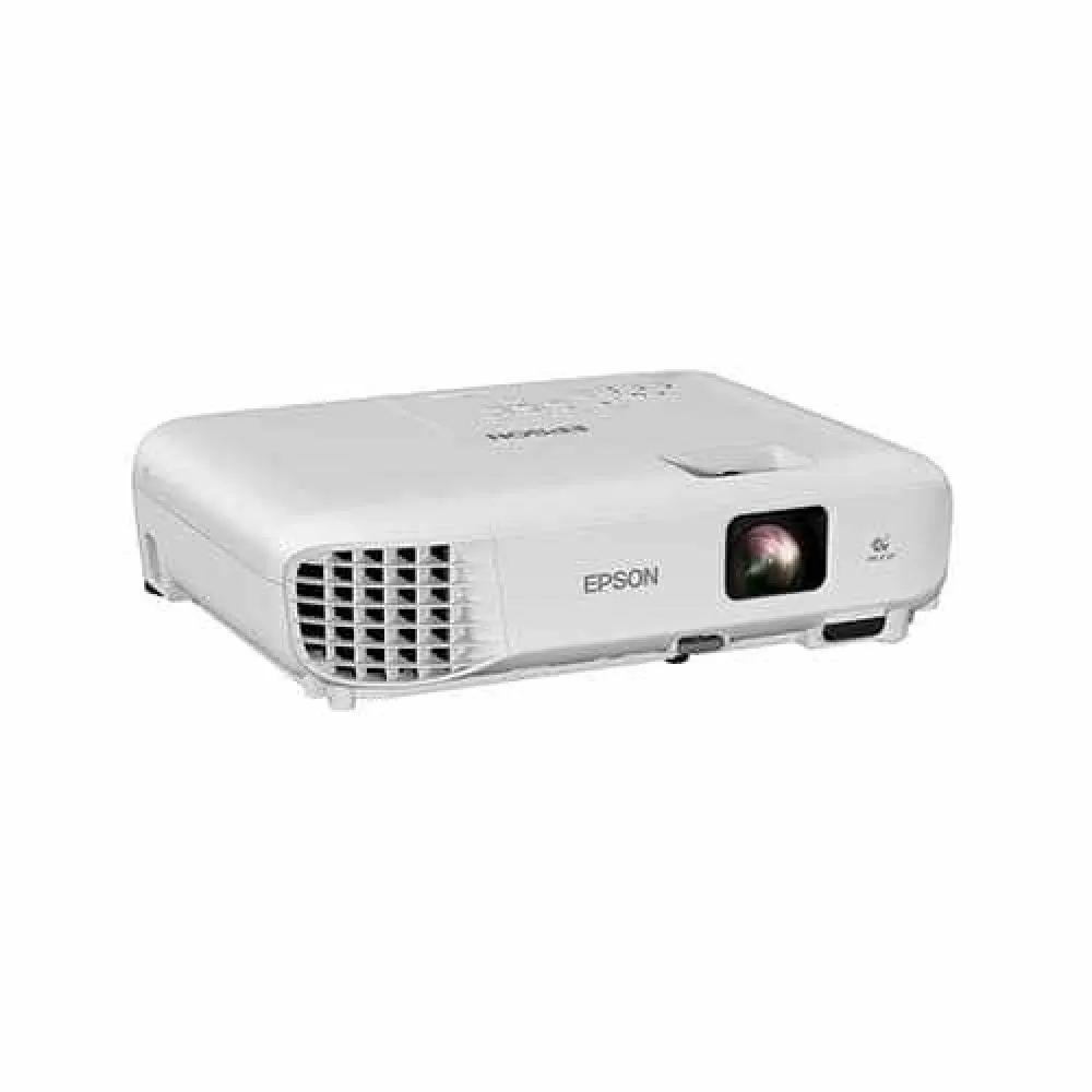 Epson EB-E01 3LCD 3300 Lumens Projector | XGA Resolution, 15,000:1 Contrast, 350-Inch Display, Long-Lasting Lamp, Easy Setup