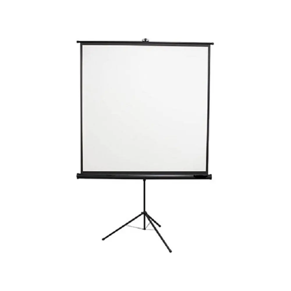 Super View Tripod 70×70 Inch 178x178 CM Projector Screen – Portable, High-Resolution White Matte Screen for Business & Home Use