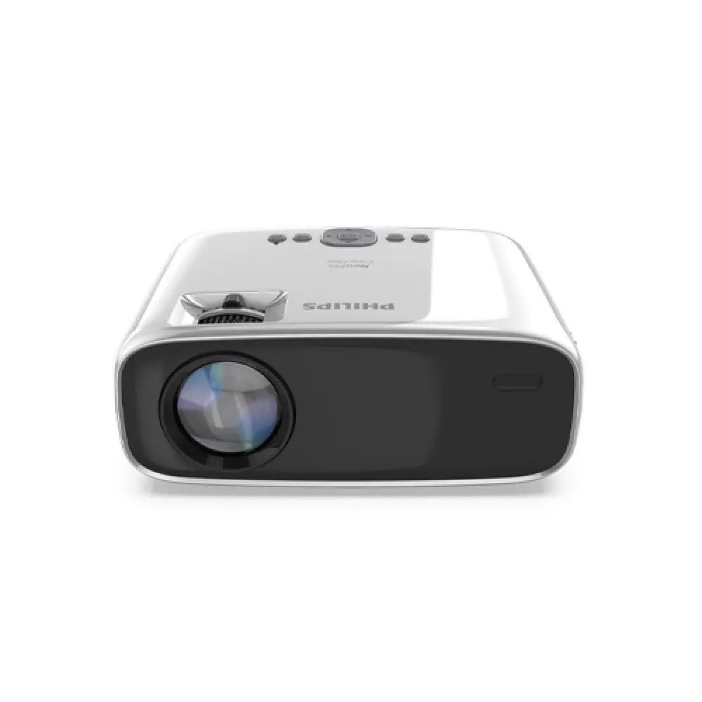 PHILIPS NPX443 NeoPix Easy Play Home LCD Projector – 30,000-Hour Lamp Life, Built-in Media Player, 65" Projection