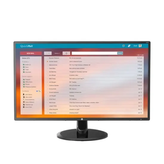HP V270 27" FHD IPS Monitor – Advanced ADS, 5ms Response, 300 cd/m², 1000:1 Contrast, VESA Mount & Blue Light Option | Wonderbrands