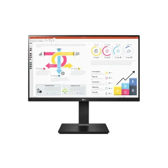 LG 24QP750-B 23.8” QHD IPS Monitor – USB-C, HDR10, FreeSync, 75Hz | Professional & Gaming Display | Wonderbrands