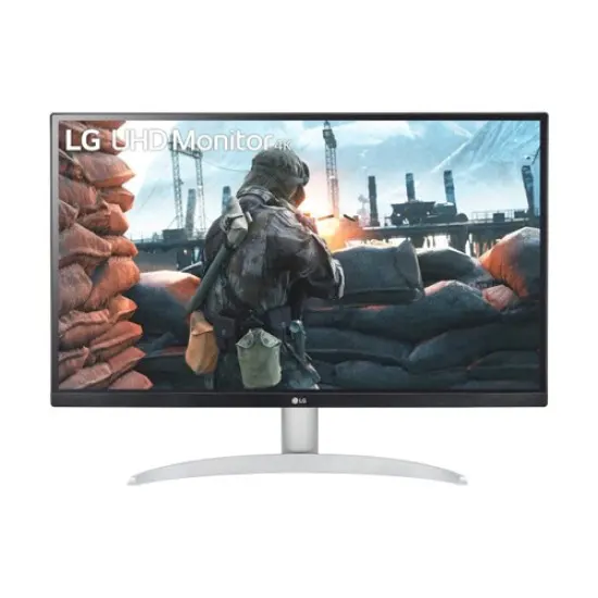 LG 27UP600K-W 27” IPS 4K UHD Monitor – VESA DisplayHDR 400, 95% DCI-P3, Virtually Borderless Design | Wonderbrands